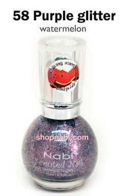 Nabi Scented 58 purple glitter