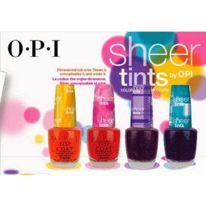 OPI Sheer Tints, Sheer Mini Hint of Tints